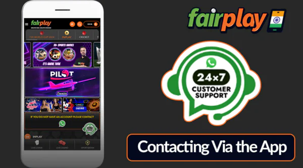 Contacting Via the App