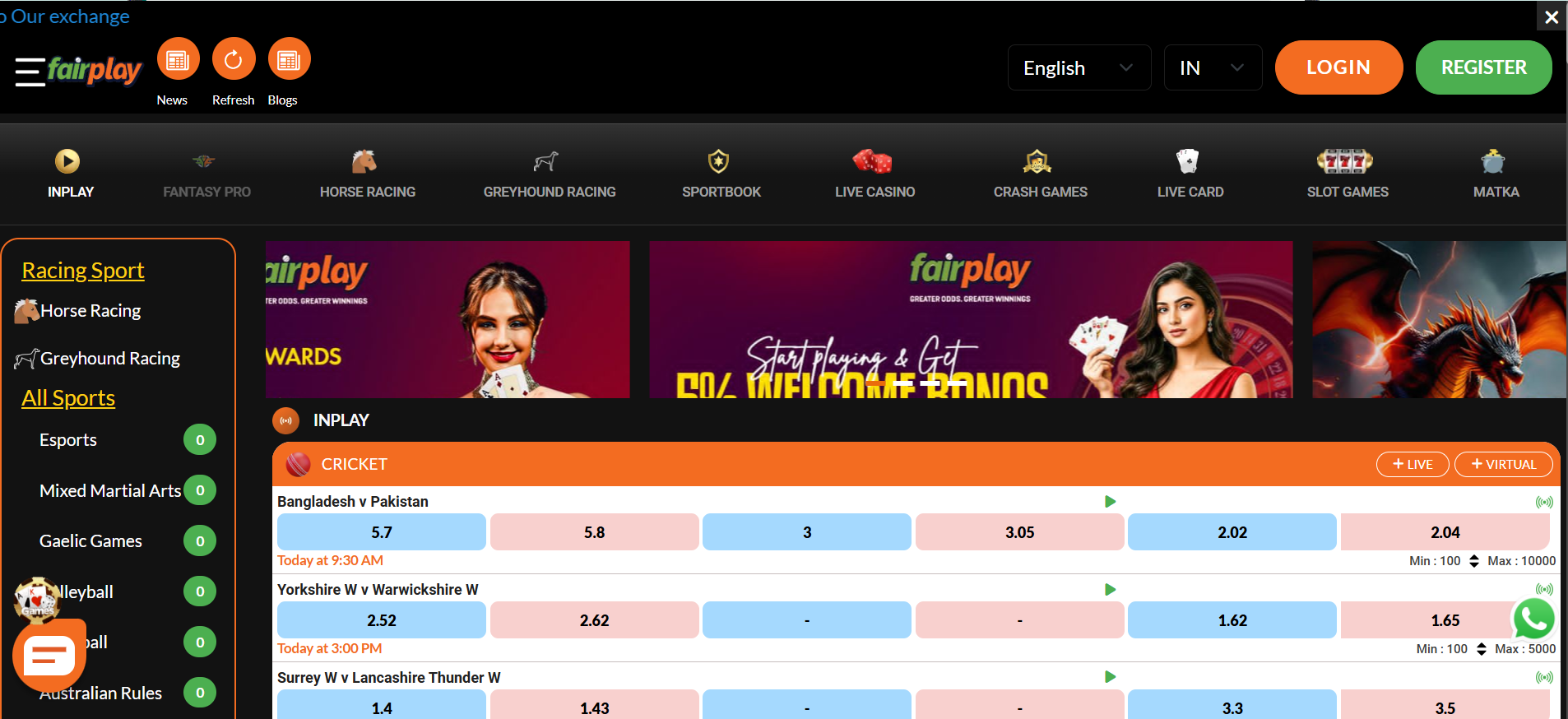 Fairplay1 - Official Betting Exchange India